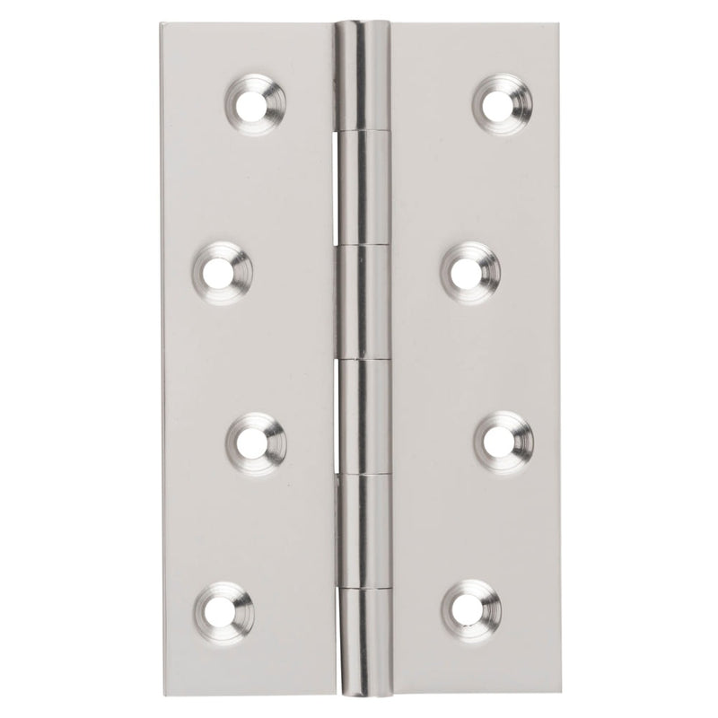 Hinge Fixed Pin Satin Nickel H100xW60mm