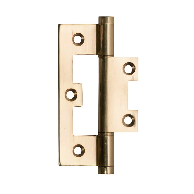 Hinge Hirline Polished Brass H89xW35mm