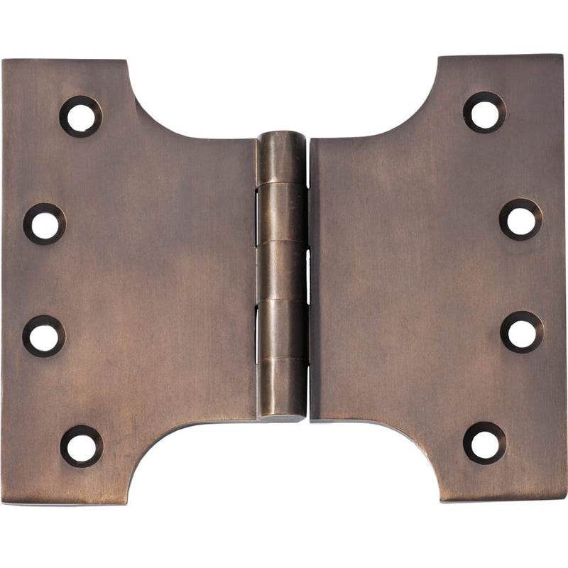 Hinge Parliament Antique Brass H100xW125mm