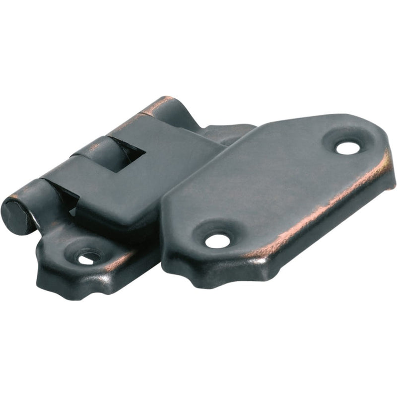 Cabinet Hinge Sheet Brass Fold Over Offset Antique Copper H42xW45mm