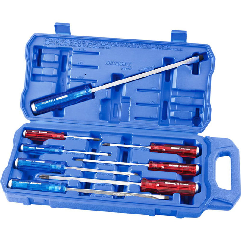 Screw Driver Set Thru Tang 8pce Kincrome