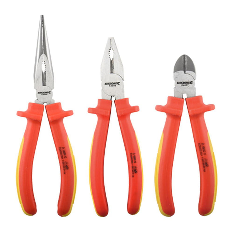 Plier Set VDE 3pce Kincrome