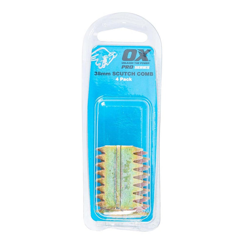 Scutch Comb 38mm 4pk