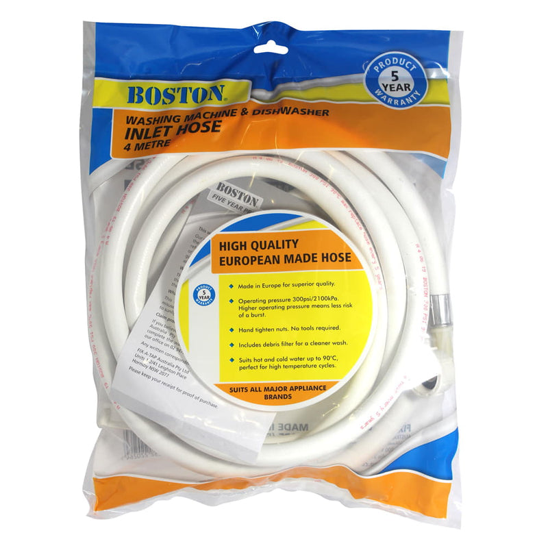 Hose 4mtr W/Machine PVC Standard