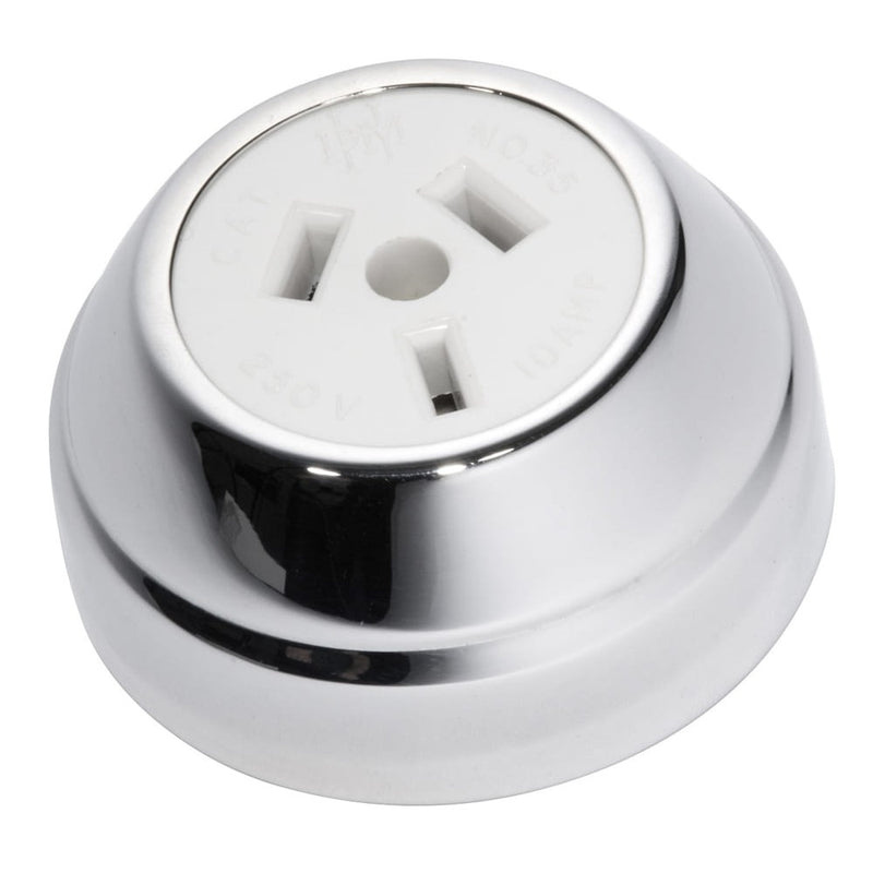 Socket Federation White Mechanism Chrome Plated