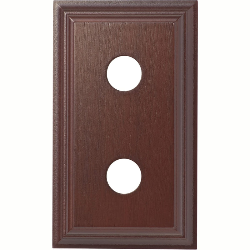 Switch Socket Block Classic Double Cedar