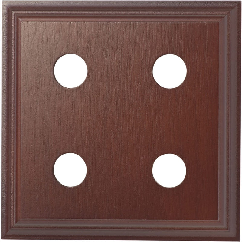 Switch Socket Block Classic Quad Cedar