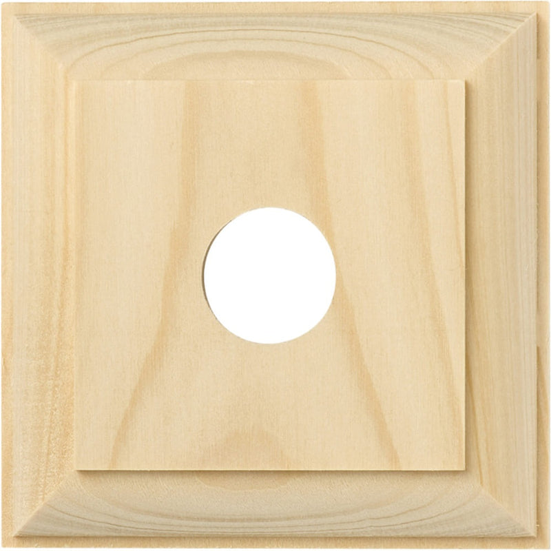 Switch Socket Block Traditional Single Pine