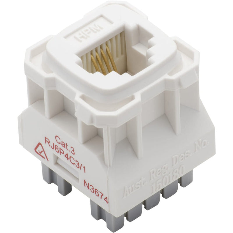 Component Phone Socket Mechanism White