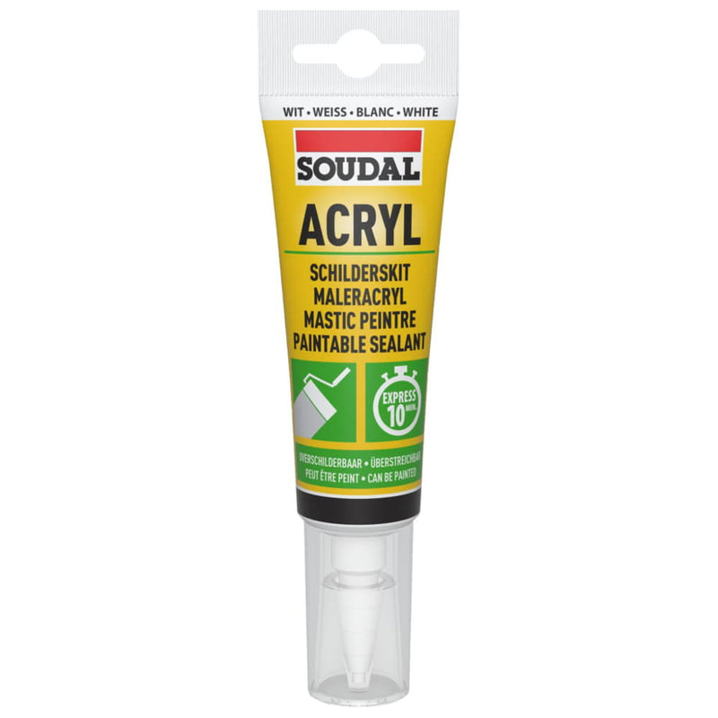 Acrylic Gap Filler White 80ml Soudal