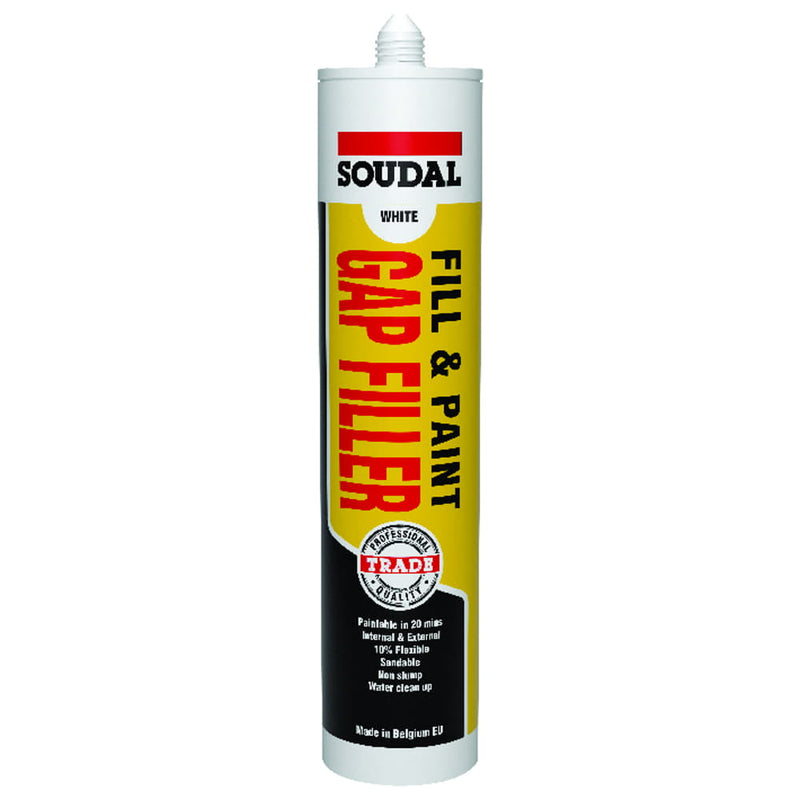 Gap Filler Fill & Paint 300ml White
