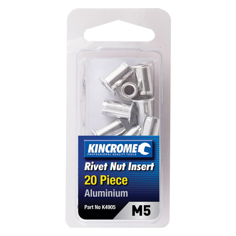 Rivet Nut M5 Pk20 Alum