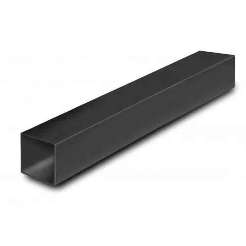 Tube Aluminium Black 25 x 1.2 x 1800mm