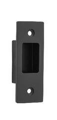 Sliding Door Edge Pull Rectangular Matt Black H76xW28mm
