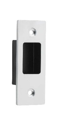 Sliding Door Edge Pull Rectangular Polished Chrome H76xW28mm