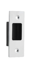 Sliding Door Edge Pull Rectangular Polished Chrome H76xW28mm