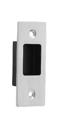 Sliding Door Edge Pull Rectangular Brushed Chrome H76xW28mm