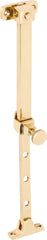 Casement Stay Telescopic Pin Unlacquered Polished Brass