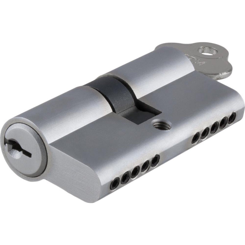 Tradco & Iver Euro Cylinder Dual Function 5 Pin Satin Chrome / Brushed Chrome 80