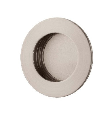 Flush Pull Round Satin Nickel D64xP2.5mm