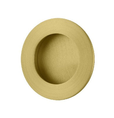 Flush Pull Round Brushed Gold PVD D64xP2.5mm