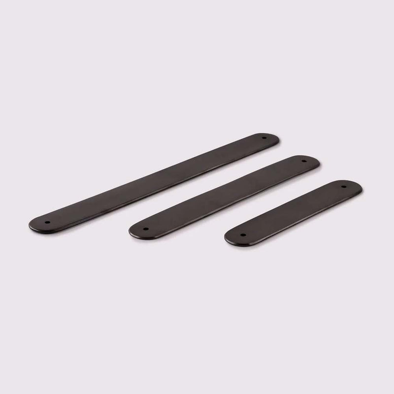 Curved Handle Back Plate 256mm Antique Bronze | Paddington Hardware