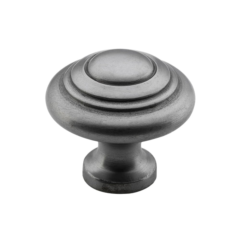 Cupboard Knob Domed Iron Polished Metal 32mm
