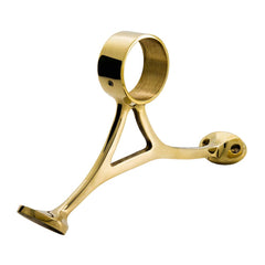 Combination Bar Bracket Polished Brass 51mm