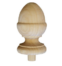 Post Knob Pine Acorn 100mm