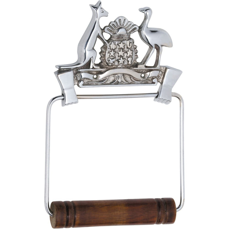 Toilet Roll Holder Coat Of Arms Chrome Plated H190xW120mm
