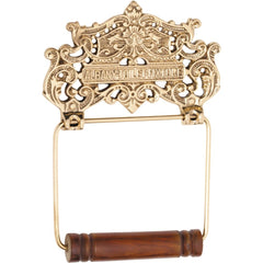 Toilet Roll Holder Albany Polished Brass H195xW140mm
