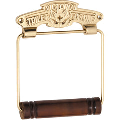 Toilet Roll Holder Victoria Polished Brass H150xW120mm