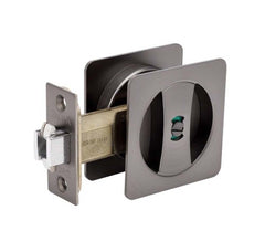 Zanda Sliding Cavity Privacy Set Square Satin Brass