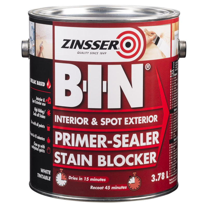 Zinsser B-I-N Primer Sealer 3.78ltr