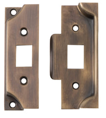 Rebate Kit to Suit Split Cam Tube Latch Antique Brass H95xW38mm