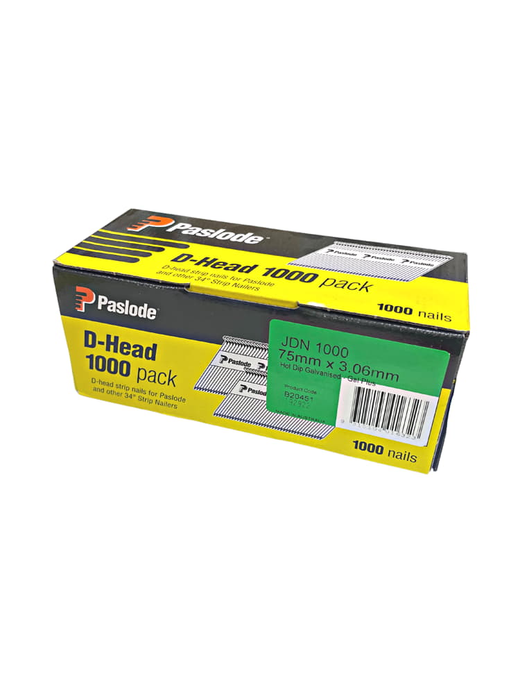 Framing Nail Gal 75x3.06 Pk1000 Paslode