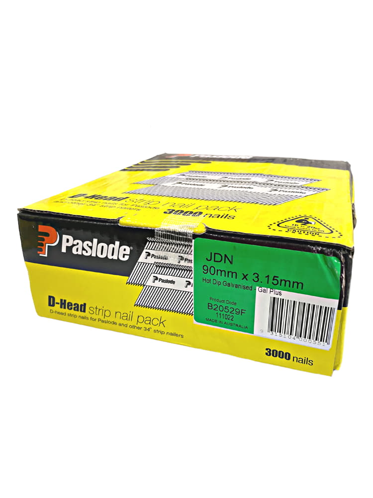 Framing Nail Galv 90x3.15mm Pk3000