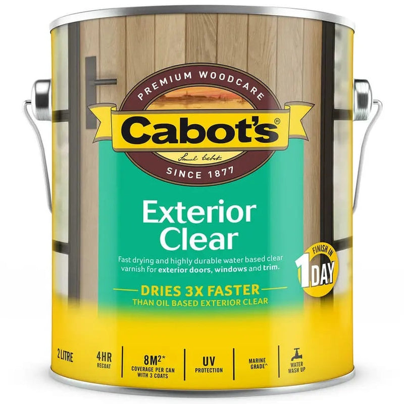 Cabot's Exterior Clear Water Based Matt 2L