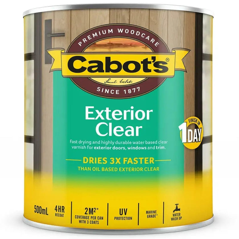 Cabot's Exterior Clear Water Based Matt 500Ml