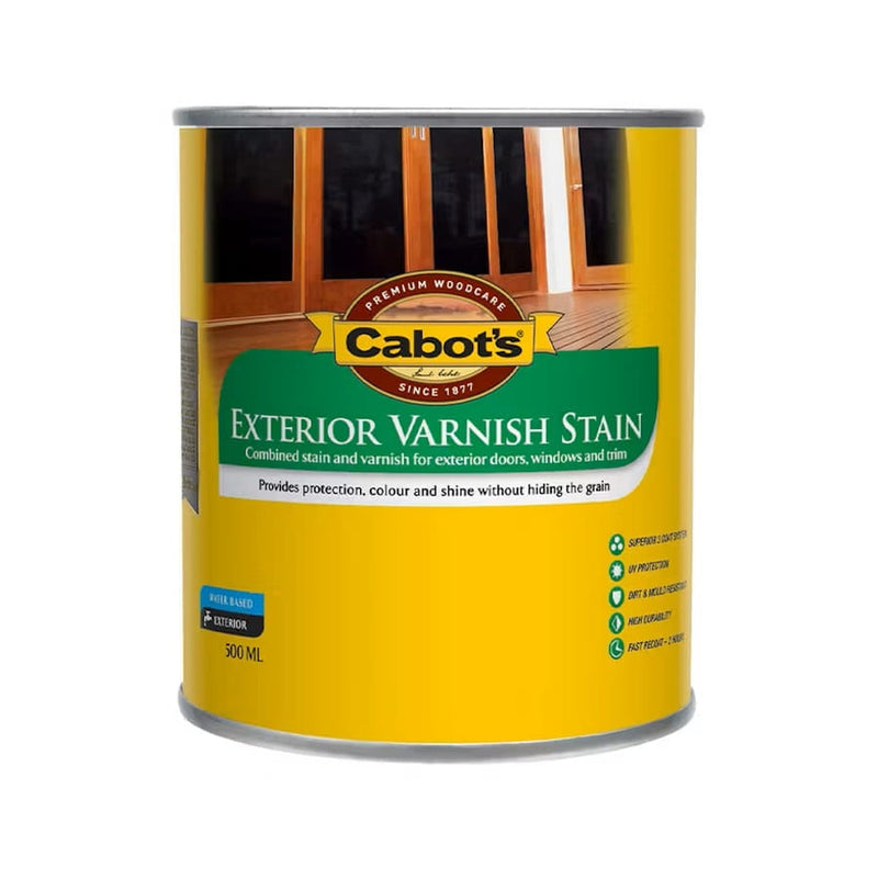 Cabot's Ext Varnish Stain Rose Mahogany 500ml