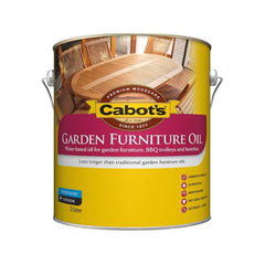 Cabot's Water Based Garden Furniture Oil New Natural 2L