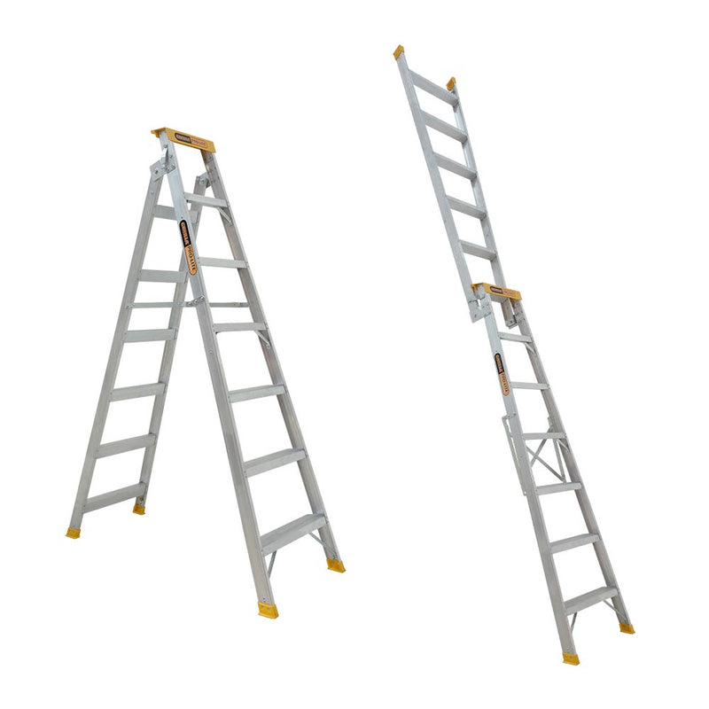 Dual Purpose Ladder 7 Step Pro-Lite 150kg