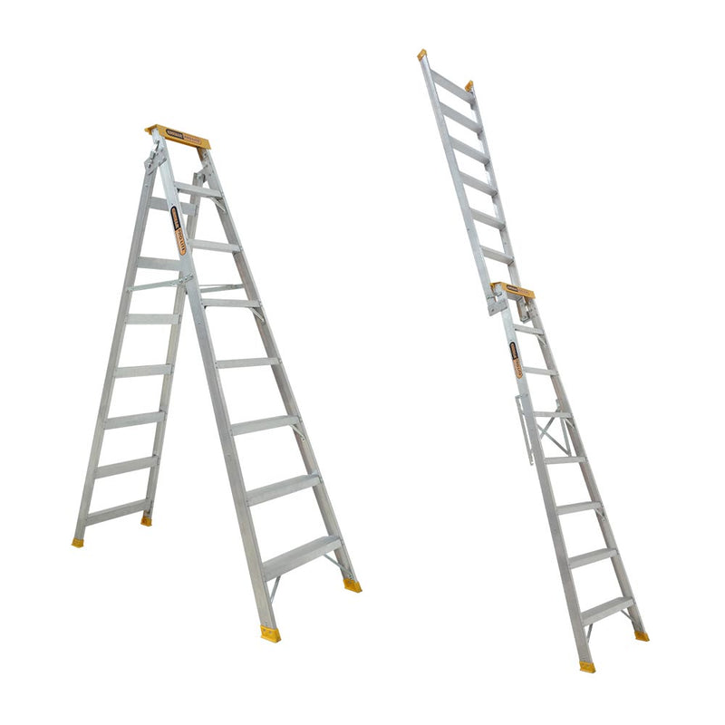 Dual Purpose Ladder 8 Step Pro-Lite 150kg
