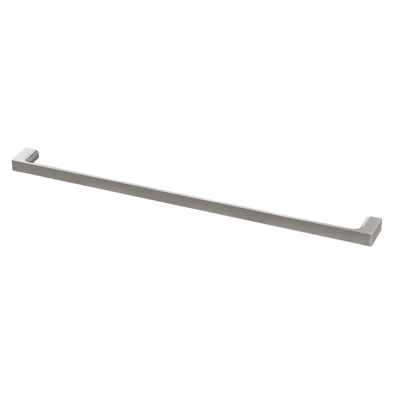 Gloss Towel Rail Single 800mm Brushed Nickel
