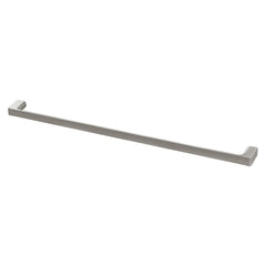 Gloss Towel Rail Single 800mm Brushed Nickel