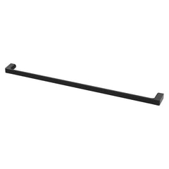 Towel Rail Single 800mm Gloss Matt Black