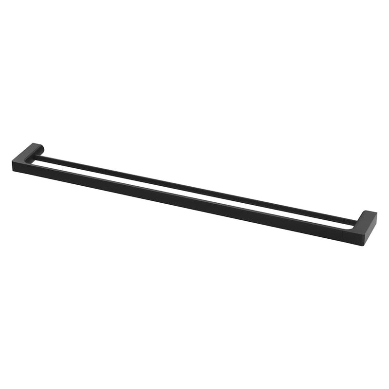 Towel Rail Double 800mm Gloss Matt Black