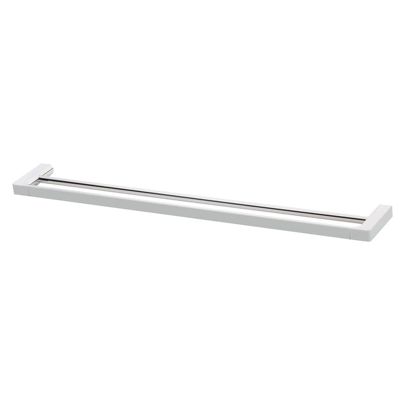 Towel Rail Gloss Double 800mm Chrome