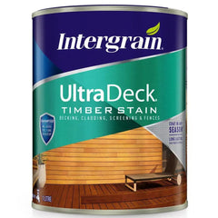 Intergrain UltraDeck Timber Stain Charcoal 1L