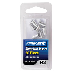 Rivet Nut M3 Pk 20 Alum